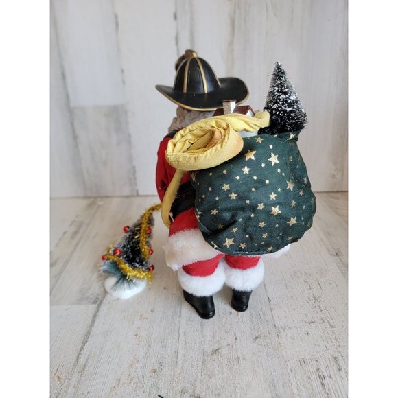 Clothique possible dreams fireman Santa Claus firefighter Xmas decor - Picture 6 of 9
